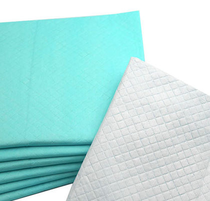 60x90 Tek Kullanımlık Underpads Hastane Hemşireliği Yetişkinler İçin Biyobozunur Tek Kullanımlık İdrar Pedleri