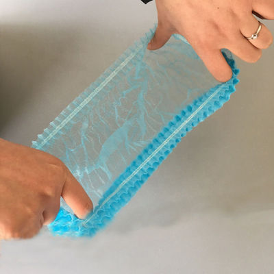 15mic Tek Kullanımlık Plastik Otel PE Duş Başlığı Toksik Olmayan OEM Elastik Bant
