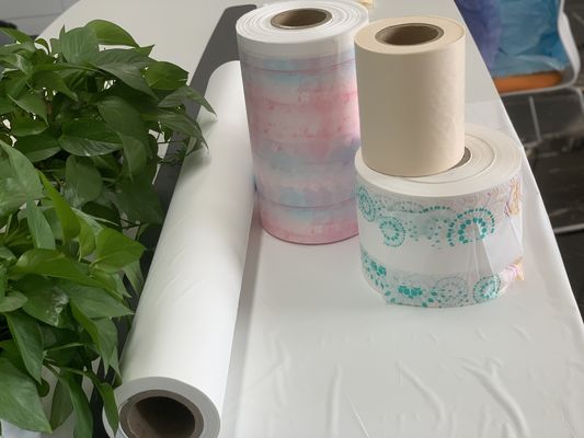 Su Geçirmez 20gsm PE Nefes Alabilir Film 40gsm Bezi Arka Tabaka Filmi